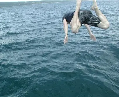high jump into the gulf of thailand